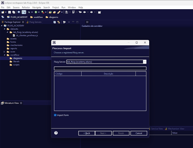 erro_pluguim_fluig_studio_200 (lista processos)